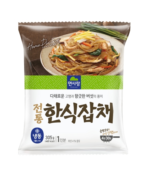 시뮬 B2C 냉동팩면전통한식잡채 305g 시뮬